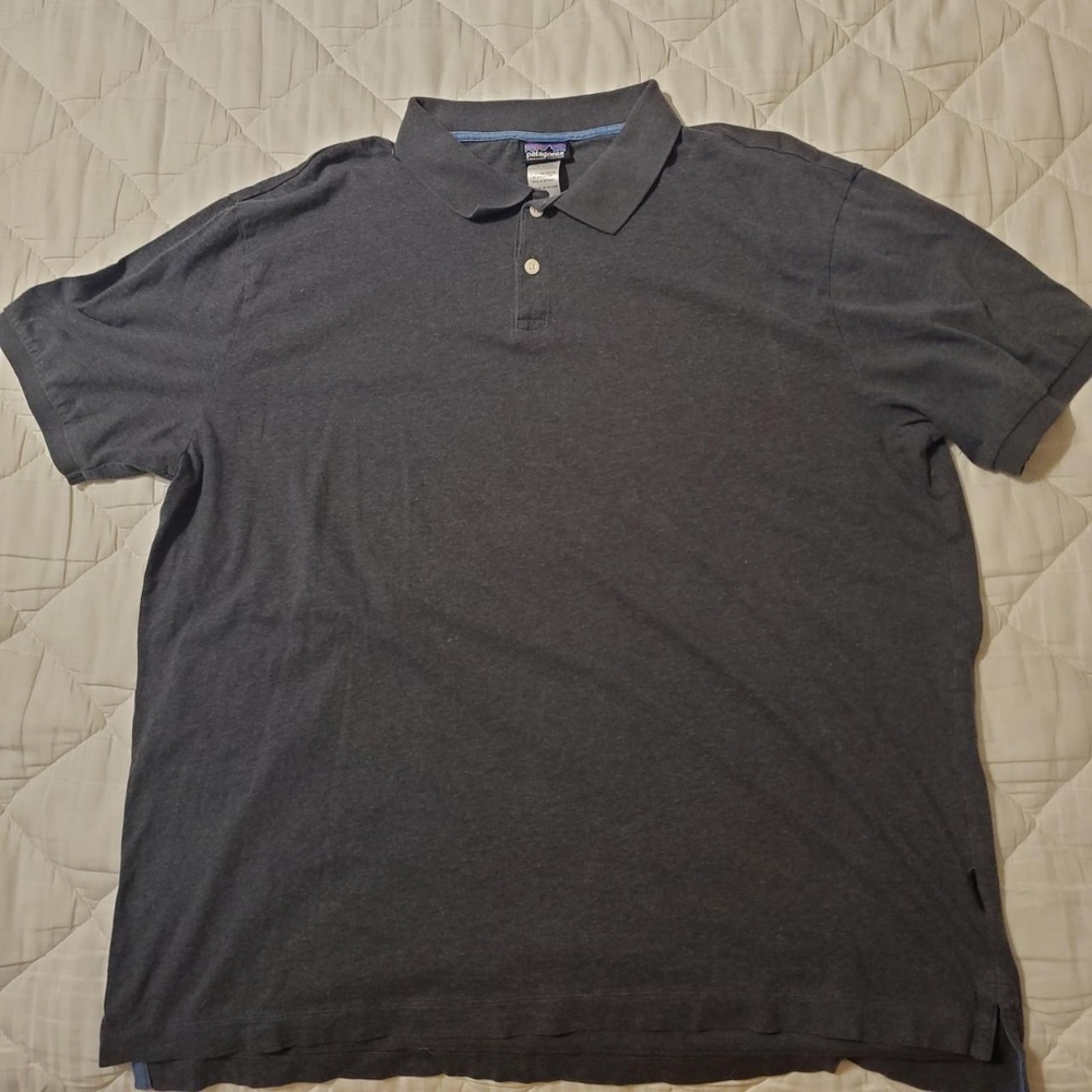 Simple gray Patagonia polo shirt!!
